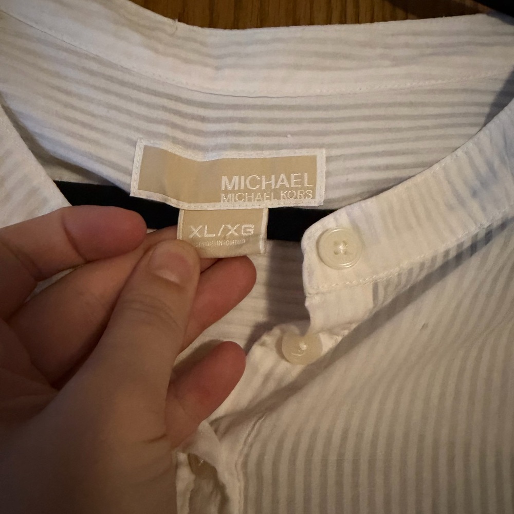 MICHAEL KORS lightweight babydoll top size XL - Picture 5 of 8